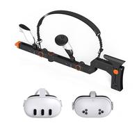 LICHIFIT VR Machine Gun Modèle Support de contrôleur à dégagement rapide pour Meta Quest 3S / Quest 3 Angle de poignée réglable Support de crosse magnétique Support VR Jeu de tir Porte-mitraillettes