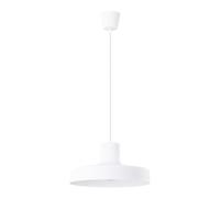 Licht-Erlebnisse Ignaz Suspension Acier Blanc E27 Séjour Cuisine 35 cm