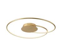 Licht-Erlebnisse Lampe Plafond LED Or Anneaux L 70 cm 3700 lm
