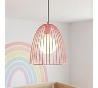 Licht-Erlebnisse Lampe Suspendue Enfant Rose Métal E27 Ø24 Cm Pour Chambre