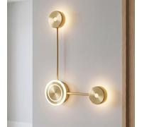 Licht-Erlebnisse LED Wandleuchte Indirekt Dimmbar Or 44 cm 560 lm 3000 K IP20