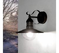 Licht-Erlebnisse Oslo Lampe Murale Extérieure Or Antik IP44 E27 1-ampoule