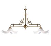 Licht-Erlebnisse Pendelleuchte Jeu Billard Plafonnier 1 Lumière E27 Laiton