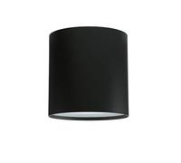 Licht-Erlebnisse Spot en saillie métal plastique noir salon salle à manger chambre Ø13 cm GU10 petit plafonnier rond moderne couloir POINT