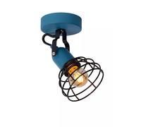 Licht-Erlebnisse Spot Enfant Bleu Métal E27 Verstellable 220-240 V 105 mm