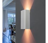 Licht-Erlebnisse Wandleuchte Bergen Métal Intérieur Up Down GU10 Blanc Moderne