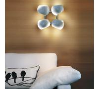 Licht im Raum White Moons 2 x 2 Applique murale, 233WL00004,