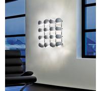 Licht im Raum White Moons 4 x 4 Applique murale, 233WL00016,