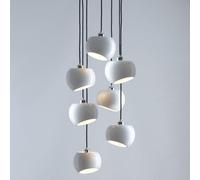 Licht im Raum White Moons 7 Suspension, rond, 233LE070WS,