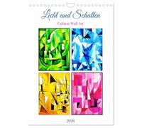Licht und Schatten . Cubism Wall Art (Wandkalender 2026 DIN A4 hoch), CALVENDO Monatskalender: Eine einzigartige Kombination aus moderner Kunst und zeitloser Eleganz.