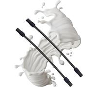 Lichtblau 2x Tuyau à lait 12004554 pour machines à café automatiques Bosch Siemens I Pour émulssionneur de lait adapté à Vero Aroma 300, 500, 700 & EQ6 Series 300, 500, 700 I Accessoire