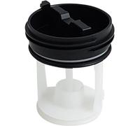 Lichtblau Filtre à peluches pour machine à laver et sèche-linge I Passoire de rechange compatible avec Whirlpool et Bauknecht 481248058385 I Filtre pour pièces de monnaie, boutons, etc.