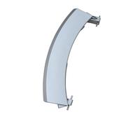Lichtblau Poignée de porte argentée avec axes pour Bosch Siemens 00648581 00751783 I Poignée de porte en plastique I Accessoires & Pièces détachées pour lave-linge et sèche-linge Bosch