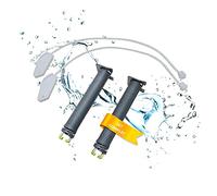 LICHTBLAU Ressorts Charnière Porte Lave-Vaisselle 00754865 Jaune avec Câbles Compatible Bosch Siemens Neff Constructa Balay Kit Réparation Pièce Détachée 754865