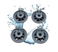 Lichtblau Set de 4 roulettes de panier 165314 00165314 pour lave-vaisselle panier inférieur I Set de roulettes de rechange Bosch Siemens & Neff I Accessoire I Pièces rechange lave-vaisselle