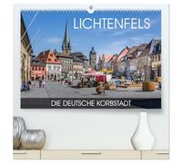 Lichtenfels - die Deutsche Korbstadt (hochwertiger Premium Wandkalender 2026 DIN A2 quer), Kunstdruck in Hochglanz: Die Deutsche Korbstadt am Ufer des Mains