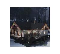 Lichtgordijn met 400 LED's en 8 functies 10 m meerkleurig328915