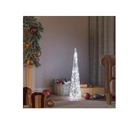 Lichtkegel decoratief LED 60 cm acryl koudwit328956