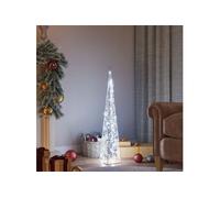 Cône Lumineux Décoratif à LED Acrylique Bleu 90 cm Jardin Décor Patio vidaXL