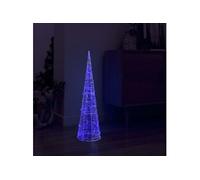 vidaXL Lichtkegel decoratief LED blauw 90 cm acryl329803 Blue
