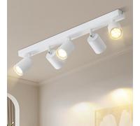 Lichtmaler Plafonnier Spot Orientable Blanche 5 Spots de Plafond Éclairage