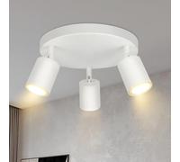 Lichtmaler Plafonnier Spot Orientable Blanche Rampe Plafond Led 3 Spots