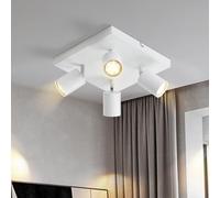 Lichtmaler Plafonnier Spot Orientable Blanche Rampe Plafond Led 4 Spots