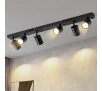 Lichtmaler Plafonnier Spot Orientable Noir 6 Spots de Plafond Éclairage