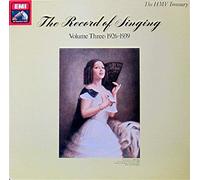 Licia Albanese - The Record of Singing, Vol. 3: 1926-1939 [Vinyl Schallplatte] [13 LP Box-Set]