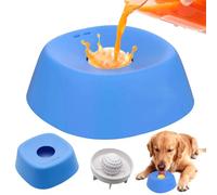 Lick Bowl pour Chiens, Bol de Léchage de Chien à Manger Lent, Matrice de Léchage pour Chiensavec Ventouse et Boule Rotative, Nourriture Humide Lick Pad Slow Feeder, Soulager l'anxiété de l'animal