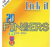 Lick it - CD single 2 tracks Card Sleeve - 20 Fingers feat . Roula