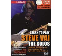 Lick Library: Learn to Play Steve Vai-The Solos [Import]