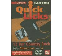 Méthodes et pédagogie ROADROCK INTERNATIONAL LICK LIBRARY - QUICK LICKS - ALBERT LEE 12 BAR COUNTRY ROCK [DVD] [2009] - GUITAR Guitare acoustique