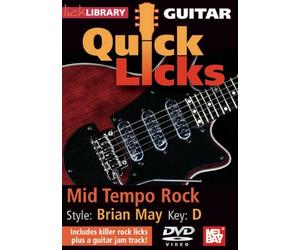 Lick Library: Quick Licks For Guitar Brian May Mid Tempo Rock (DVD)