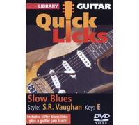 Lick Library: Quick Licks For Guitar - S.R. Vaughan Slow Blues Key Of E (DVD). Pour Guitare