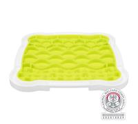 Lick’n'Snack Plat de léchage 20 × 20 cm citron/blanc