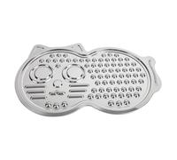 Lick Pad - Slow Feeding Stainless Steel Cute Cat Shape Non-Slip Mat | Puppies Lick Pad | Heavy Duty, Prevents Choking, for Pet Eating Drink Water Food Treats Training Crate Kennel Home Indoor Outdoor