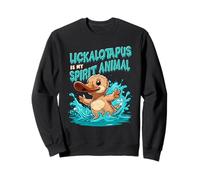 Lickalotopus is My Spirit Animal Wildlife Platypus Humour Sweatshirt