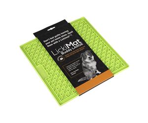LickiMat Buddy Schleckmatte De Caoutchouc Naturel Chiens Vert 28 CM Formation