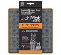 LickiMat Buddy Tuf Tapis de Fourrage pour Chiens, 20x20 CM, Orange,