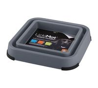 LickiMat Extérieur Keeper Gris, Bol Animaux pour Chiens 31, 5x31, 5cm,