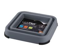 LickiMat Extérieur Keeper Gris, Bol Animaux pour Chiens 31, 5x31, 5cm,