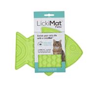 LickiMat Felix - Tapis de léchage pour chats - vert