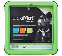 LICKIMAT Keeper Support de tapis anti-fuite pour intérieur Vert