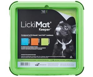 LICKIMAT Keeper Support de tapis anti-fuite pour intérieur Vert