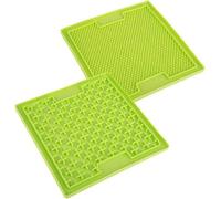 Lickimat Mangeoire lente pour chiens, réducteur d'ennui et d'anxiété, pour nourriture, friandises, yaourt ou beurre d'arachide. Alternative amusante à une gamelle pour chien à alimentation lente, lot