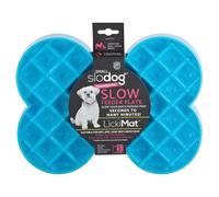 LickiMat Mini SloDog Turquoise - Bol Anti-Avaleur Pour Chiens 25x19 Cm