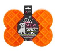 LickiMat Petit Slodog Convient pour les aliments humides, crus, croquettes et friandises. Mangeoire amusante parfaite pour chiens de petite et moyenne taille. Pas de gorgée et pas de frustration