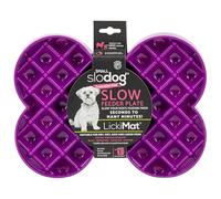 LickiMat Petit Slodog pour nourriture humide, crue, croquettes et friandises Idéal pour les chiens de petite et moyenne taille Violet