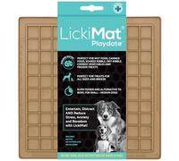 LickiMat Playdate Tapis d'alimentation Classique aux Couleurs Pastel pour Chien pour soulager l'ennui et l'anxiété, idéal pour la Nourriture, Le Yaourt ou Le Beurre d'arachide, Tapis à lécher pour
